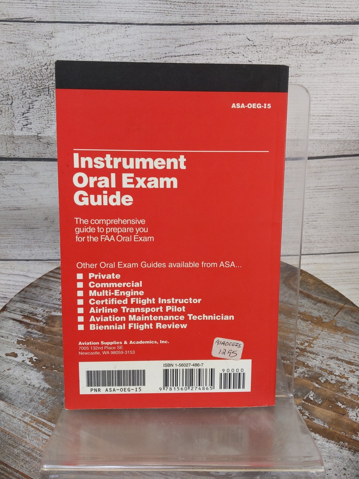 Instrument Oral Exam Guide: Guide to Prepare You for the FAA Oral Exam PB