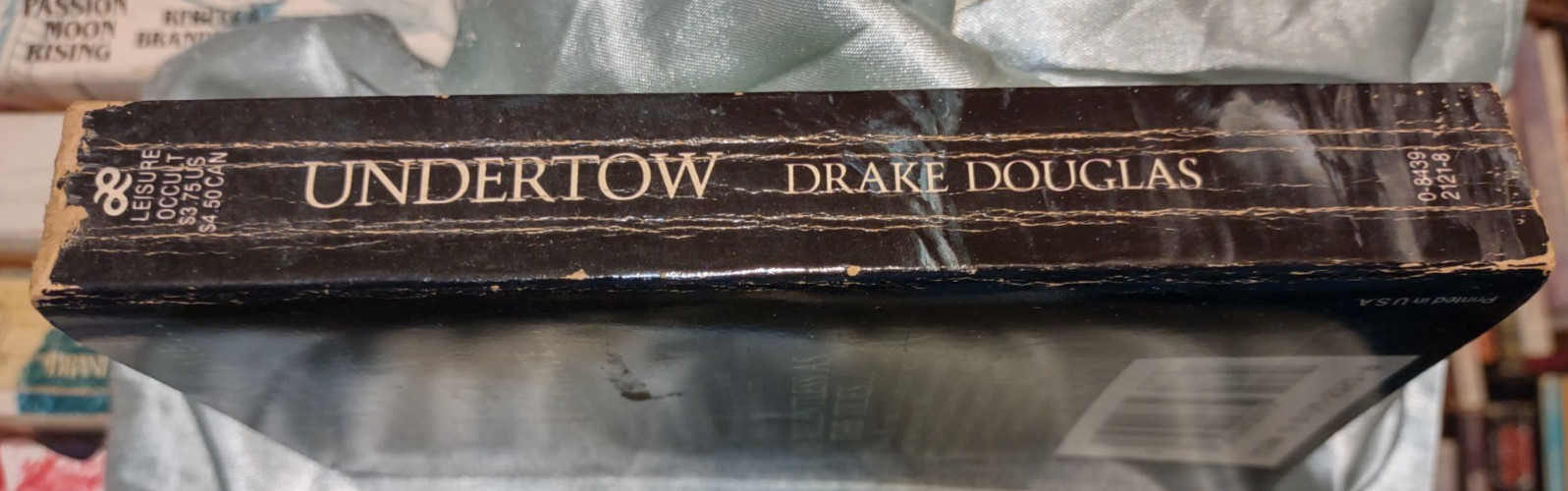 UNDERTOW by DRAKE DOUGLAS=1984 LEISURE OCCULT PB /EVIL HORROR /SATAN Of The SEA