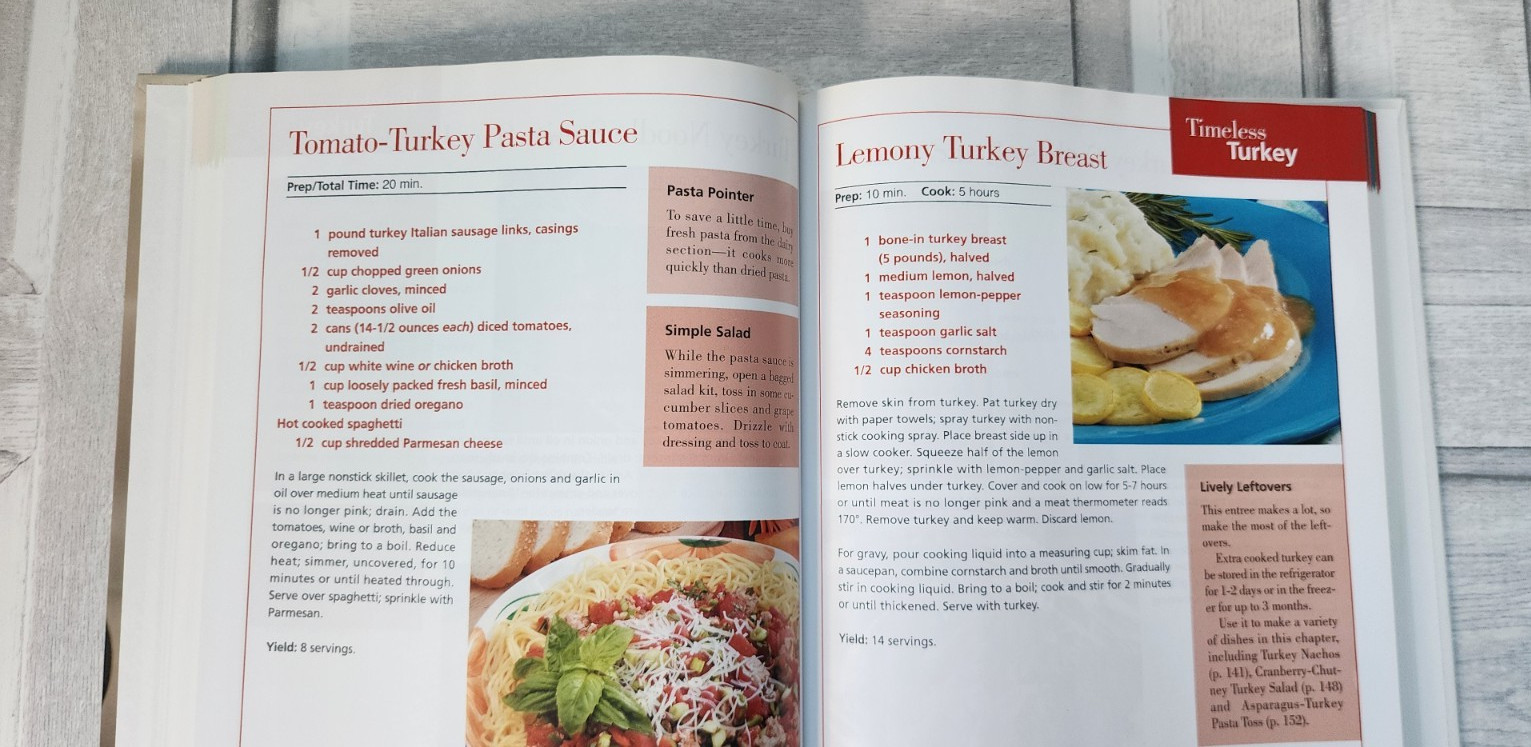 Taste of Home 2006 Weeknight Cooking Made Easy 336 pages hardcover 304 recipes