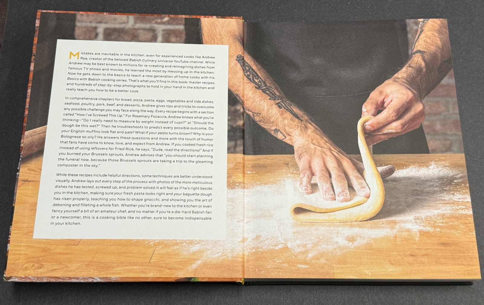 BASICS WITH BABISH Andrew Rea Recipes and Cooking Technique – HC Cookbook NEW