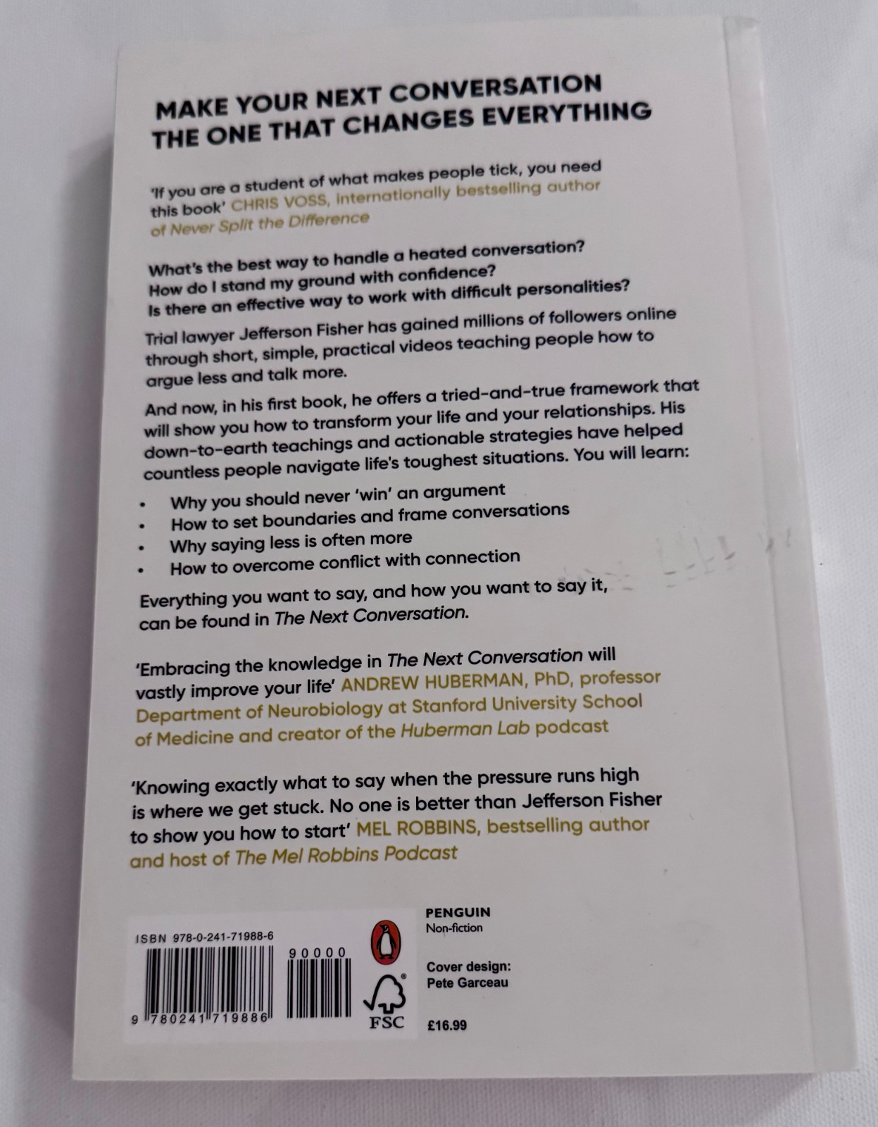 The Next Conversation: Argue Less, Talk More by Jefferson Fisher