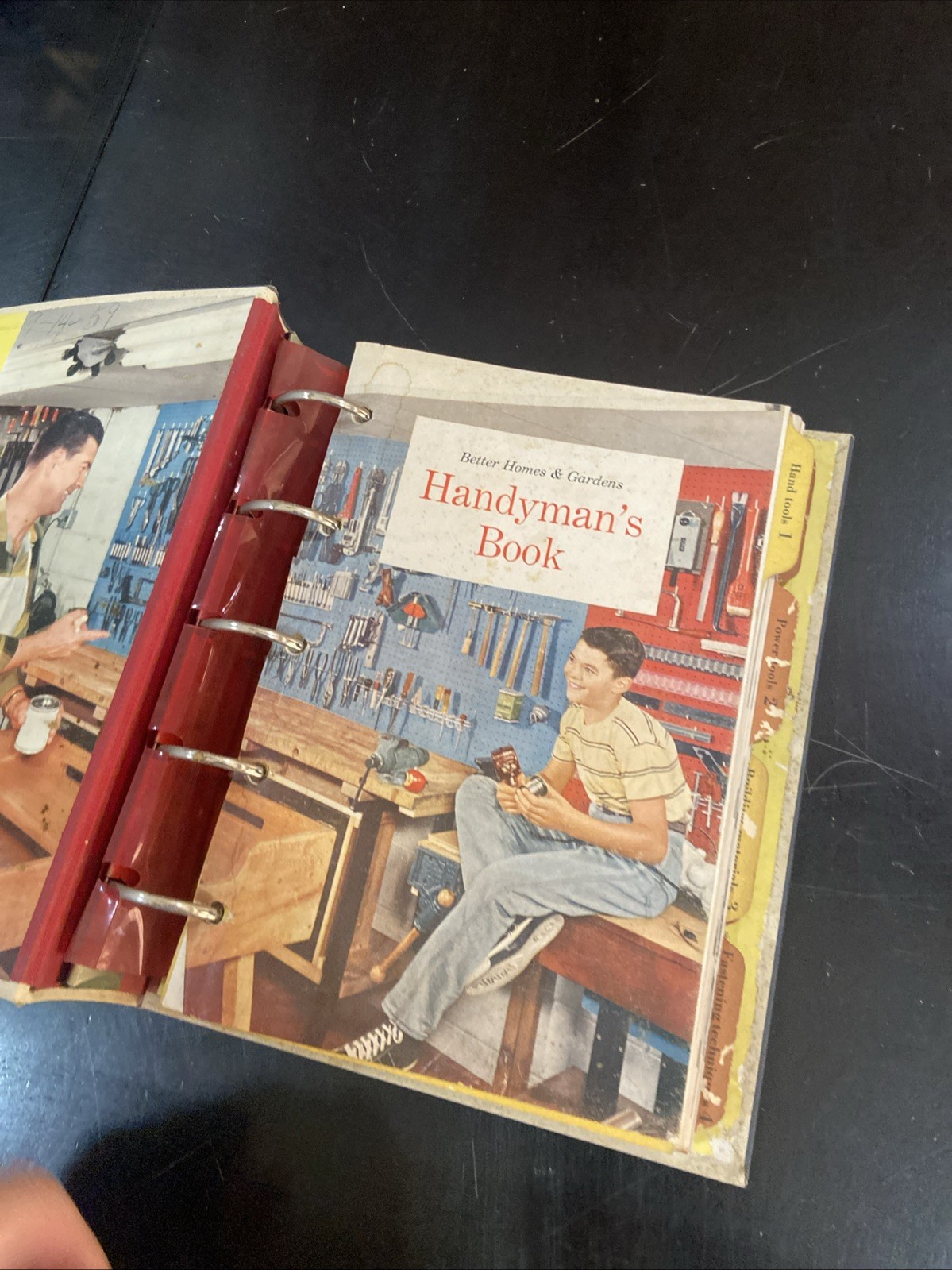 Vintage Better Homes & Gardens Handyman’s Book 5 Ring Binder with 400 Pages 1966