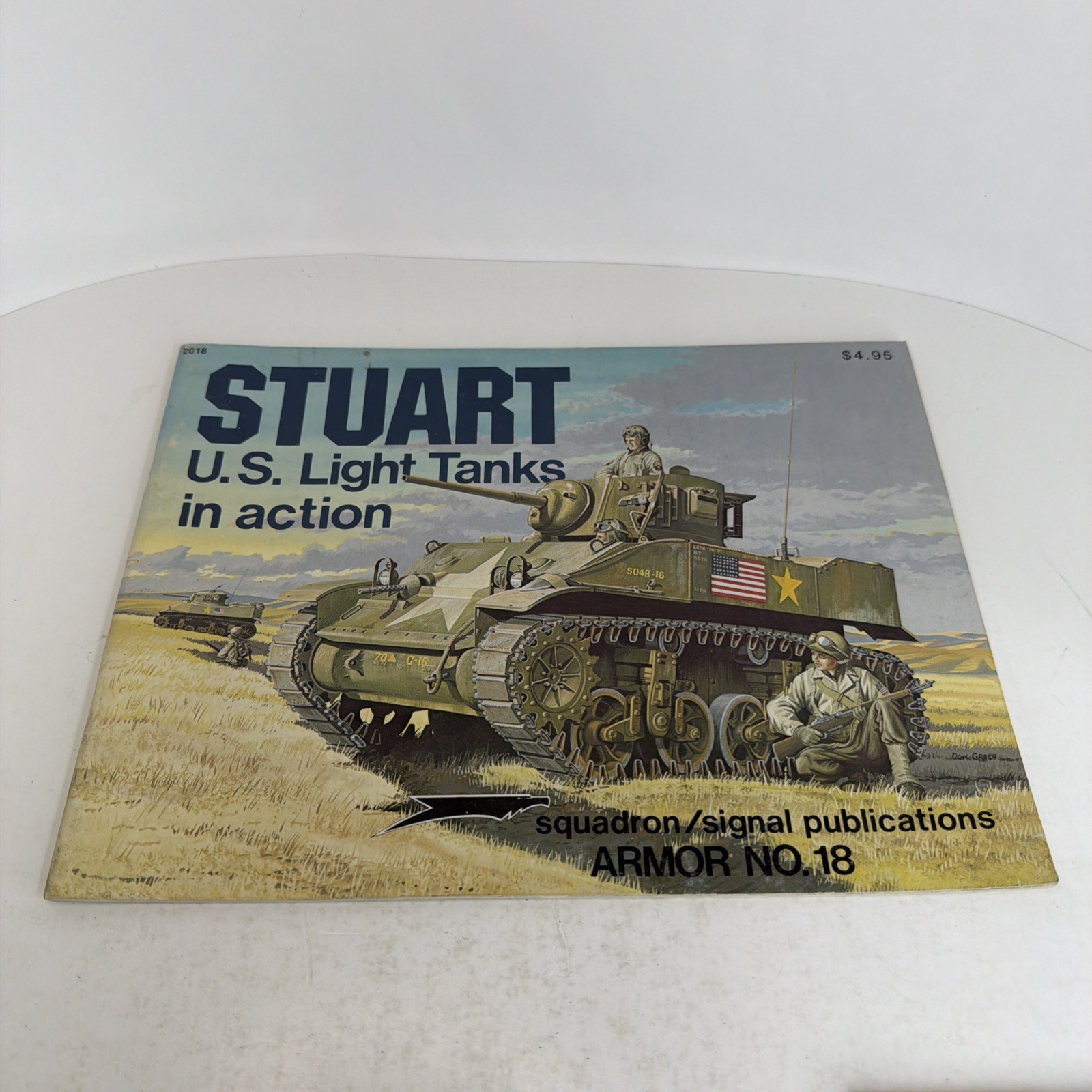 Vintage Squadron/Signal Publications Lot 7 In Action Books WW1/2 Armor Tanks PB
