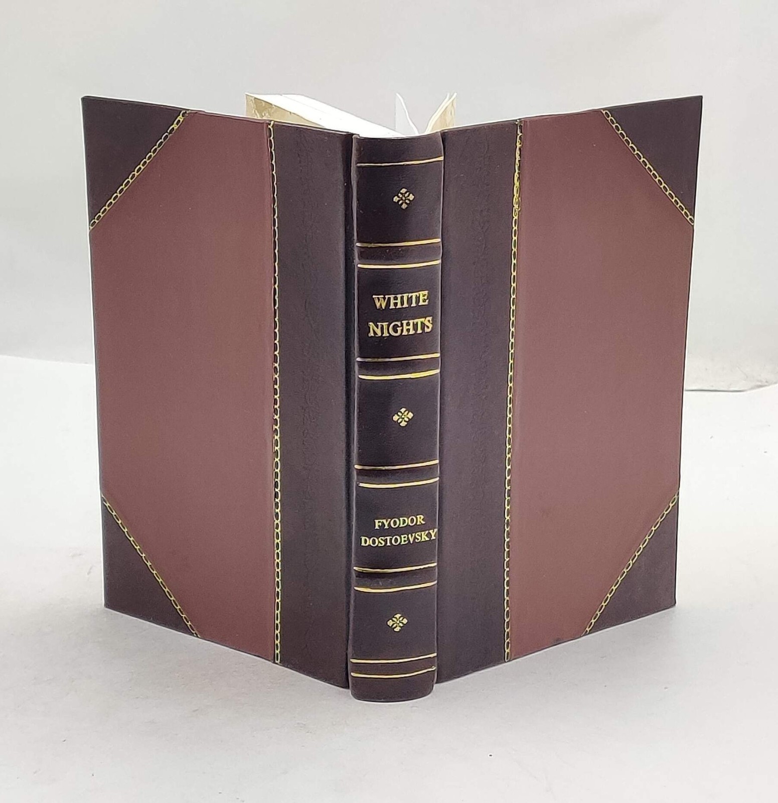 White nights, and other stories 1918 by Fyodor Dostoyevsky, Co [Leather Crafted]
