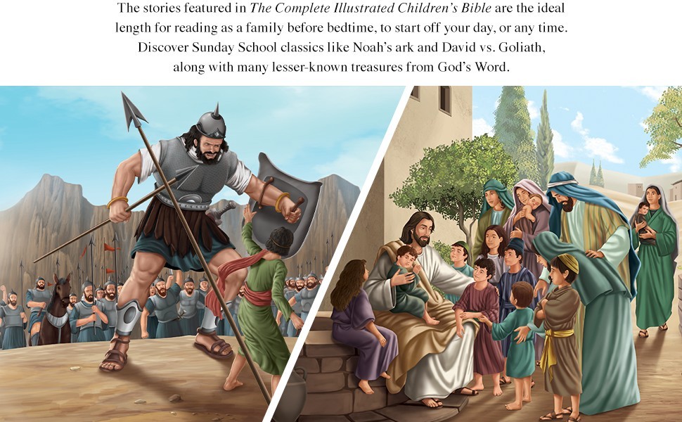 SALE! Complete Illustrated Children’s Bible, Hardback, Full Color, 400+ Pages