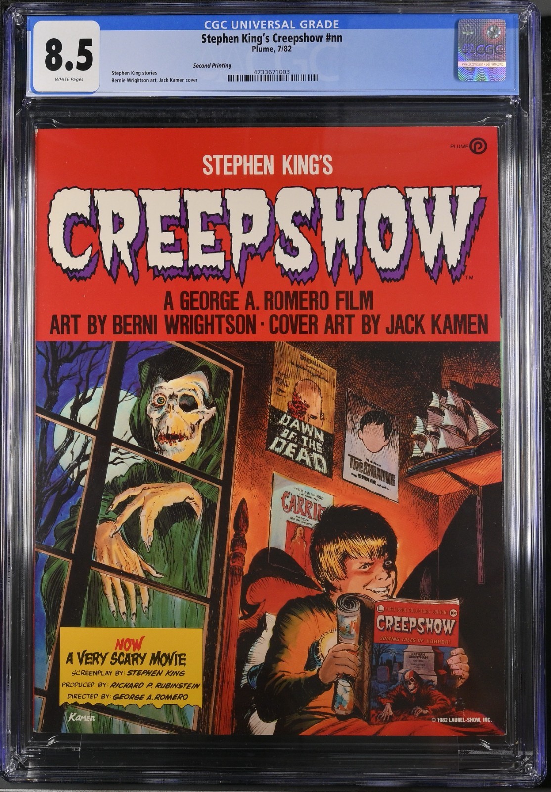 Stephen King’s Creepshow CGC 8.5 1982 Plume 2nd Print Berni Wrightson