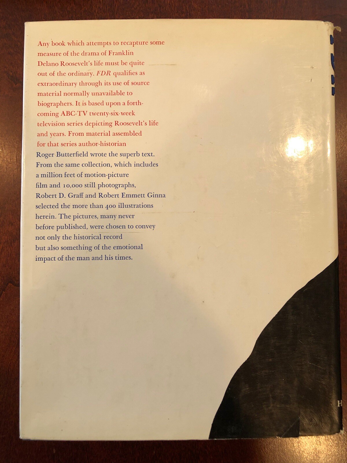 F D R (1963 1st Edition Hardcover) By Robert D. Graff & Robert Emmett Gonna