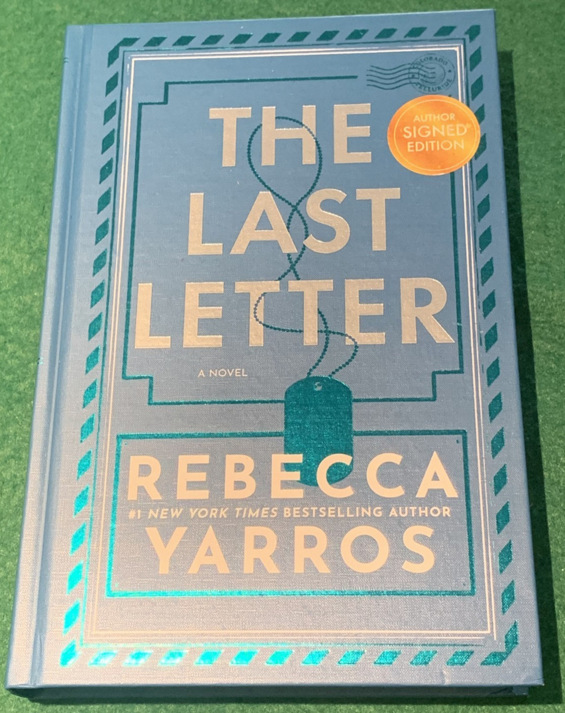 The Last Letter by Rebecca Yarros B&N SIGNED DELUXE ED 1st/1st HC 2025 Sprayed