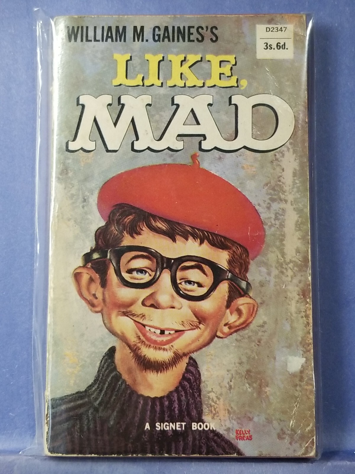 UNITED KINGDOM MAD Magazine Paperback Book: #9 LIKE, MAD 1960 11TH GVG