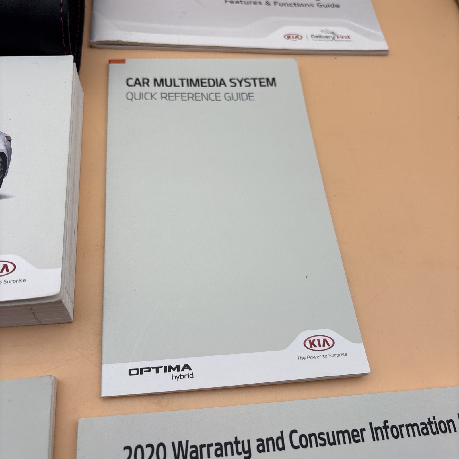 2020 Kia Optima Owner’s Manual Quick Reference Guide With Case Included