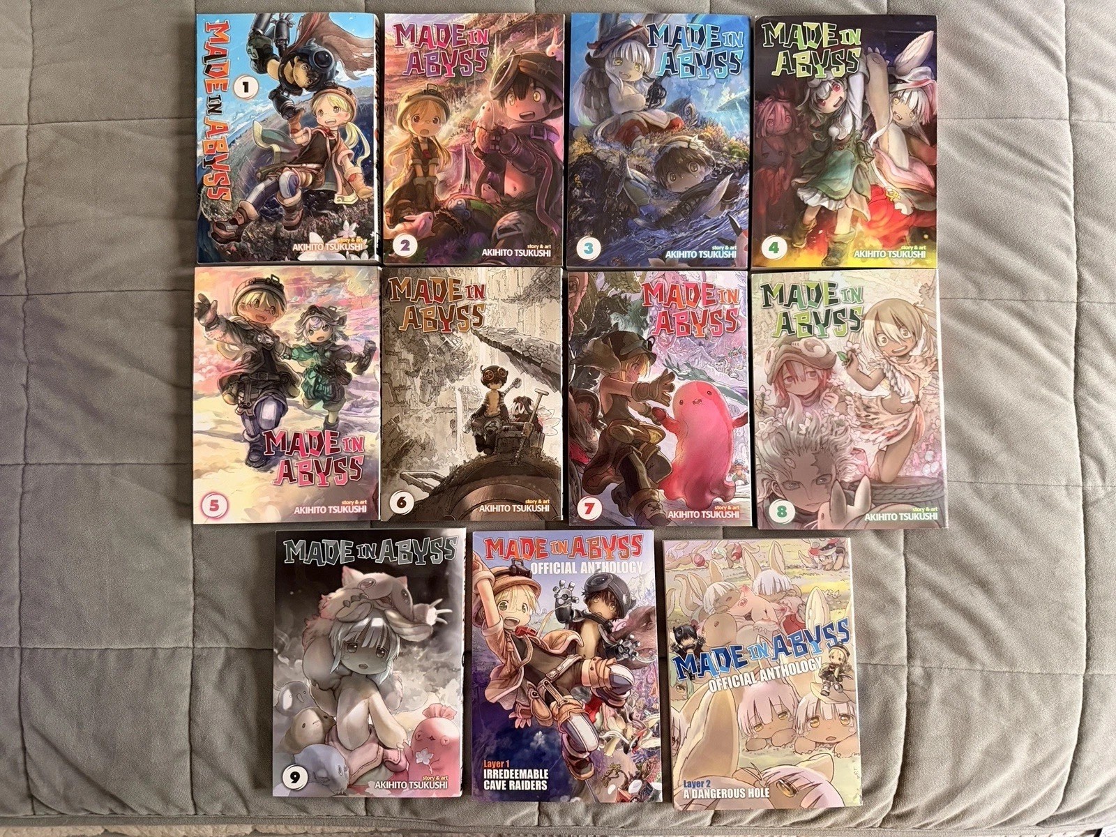 Made In Abyss Vol 1-9 + Anthology Vol 1-2 English OOP Manga Series