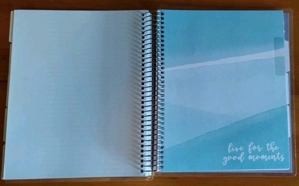 The Sky is The Limit Spiral Planner Weekly 12 Month Planner Calendar 174 pages
