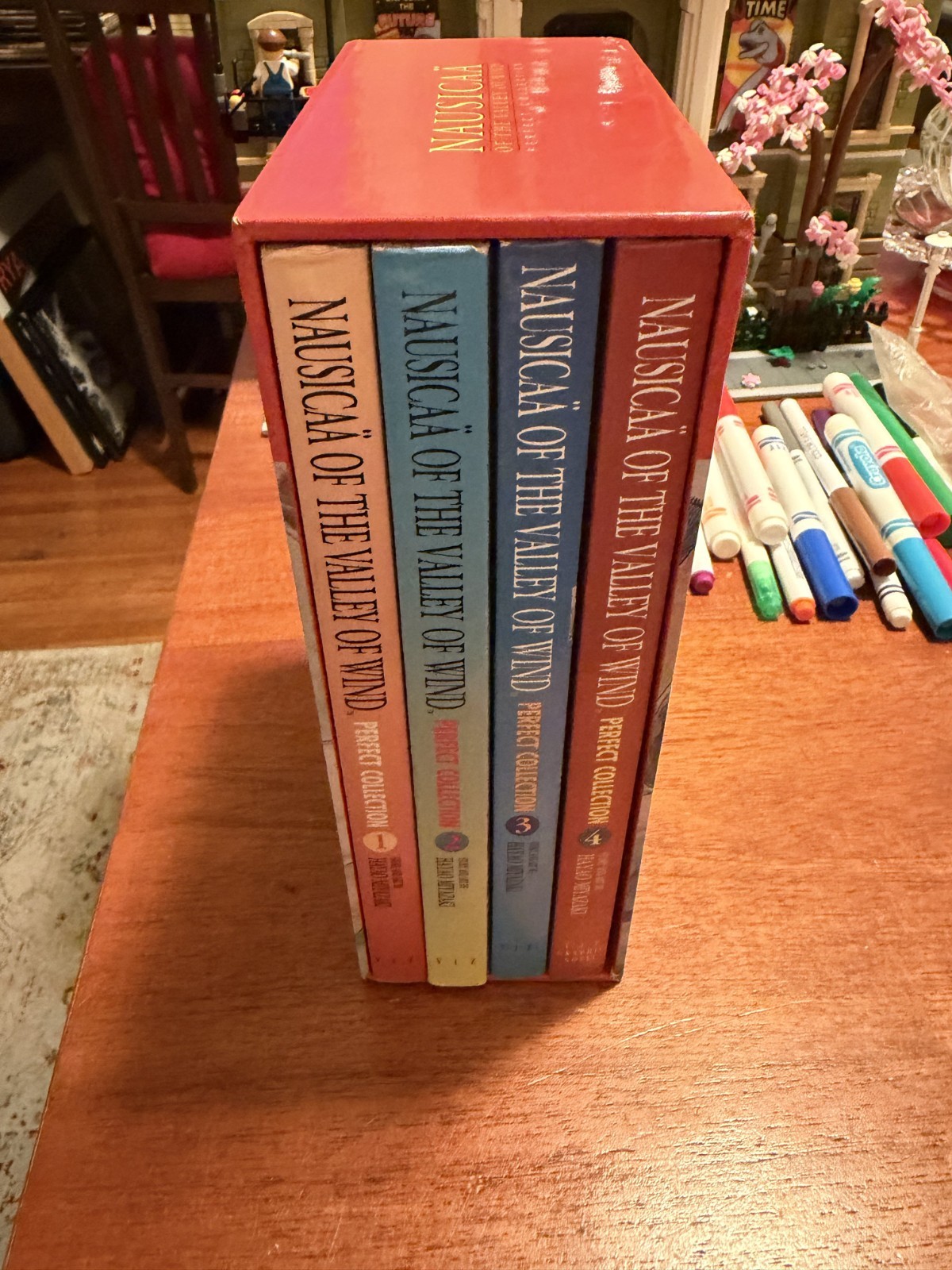 Nausicaa Of The Valley Wind Perfect Collection Box Set Vol 1-4 Miyazaki MANGA