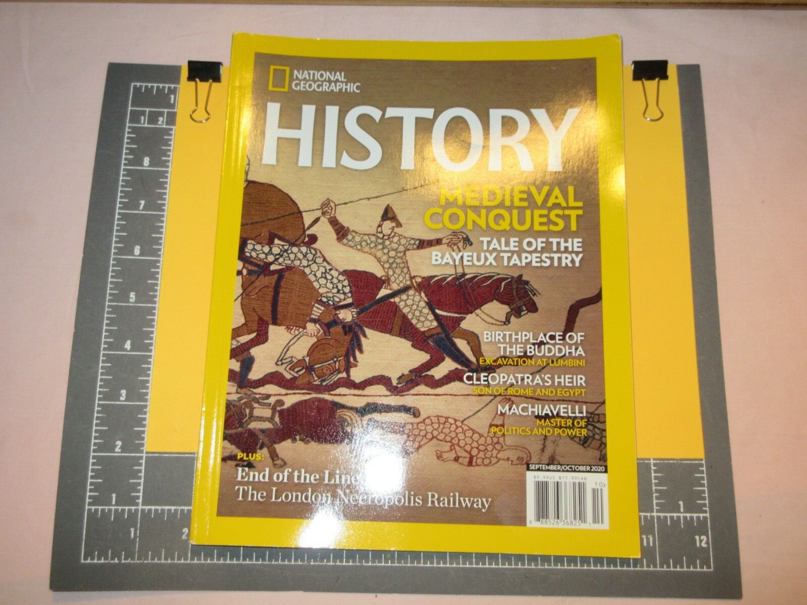 2020 S/O NATIONAL GEOGRAPHIC MAGAZINE~History Medieval Conquest+Bayeux Tapestry