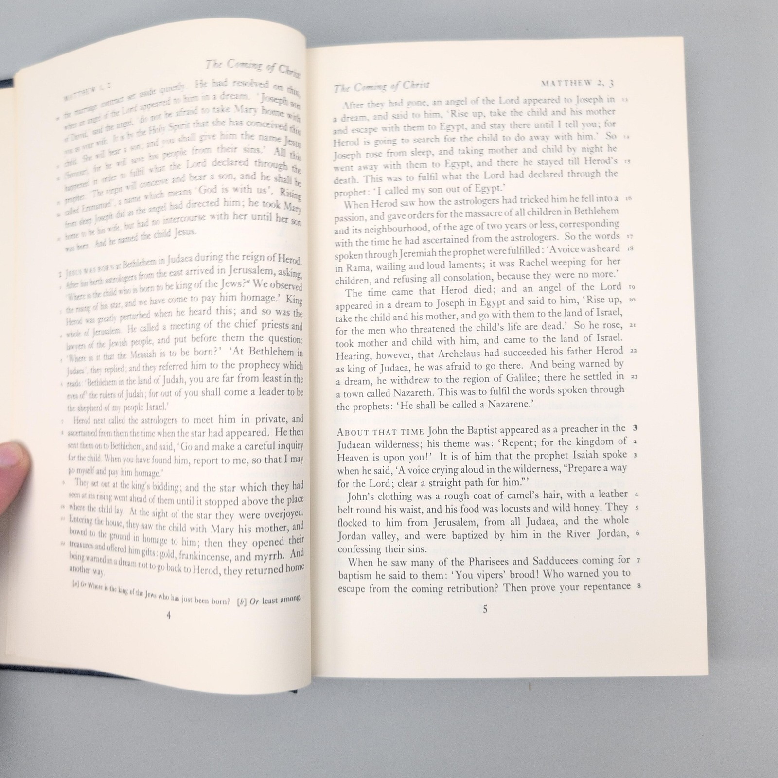 Vintage The New English Bible New Testament HC Blue Oxford 1961 United Kingdom