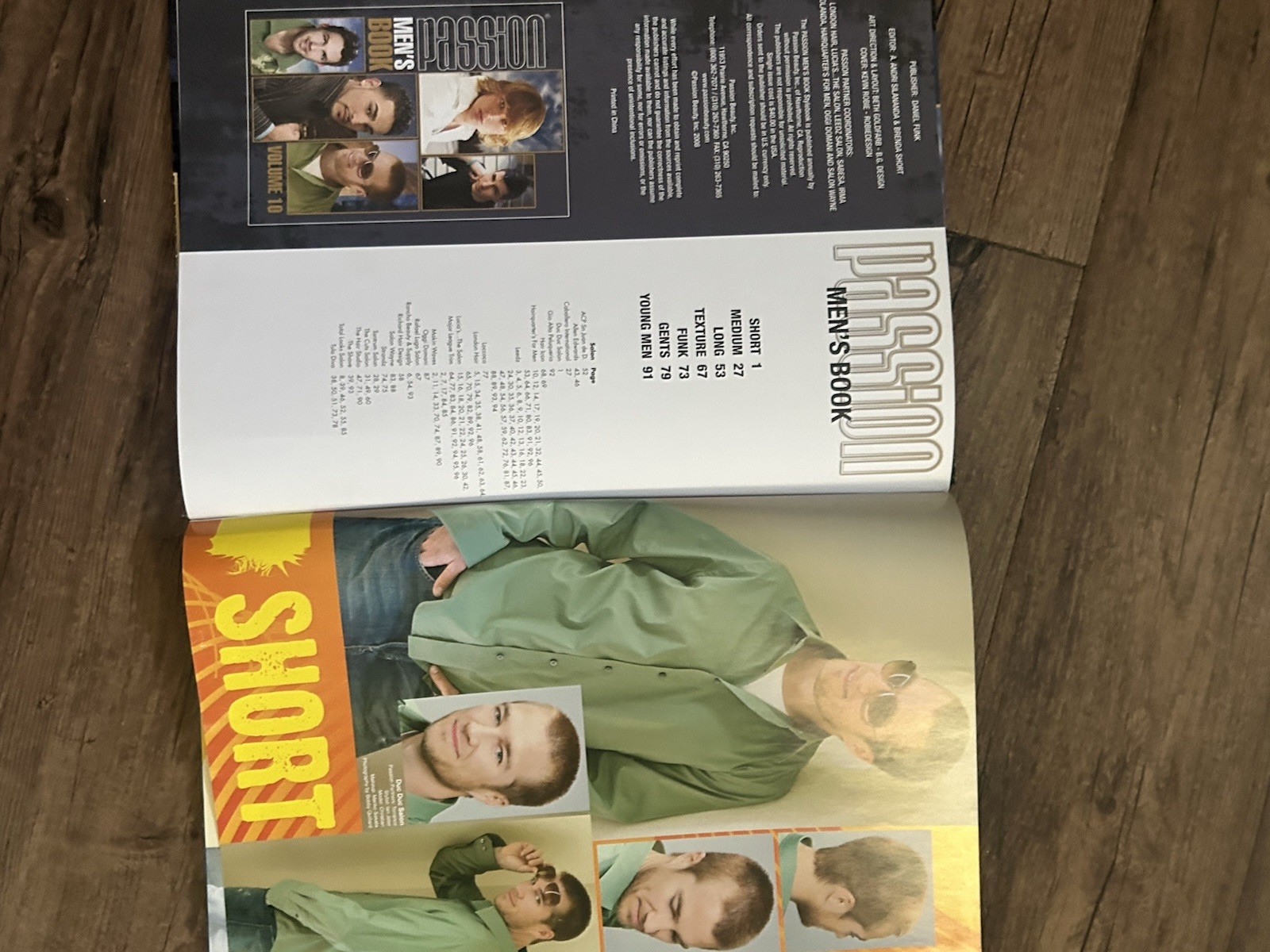 Y2K Hair Salon Books 2000s Passion Men’s Book and Men’s Look Hairstyles Vol 10