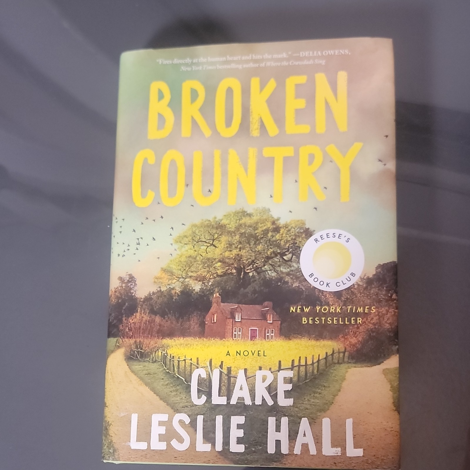 Broken Country Hardcover by Clare Leslie Hall Reese’s Book Club Dust Jacket