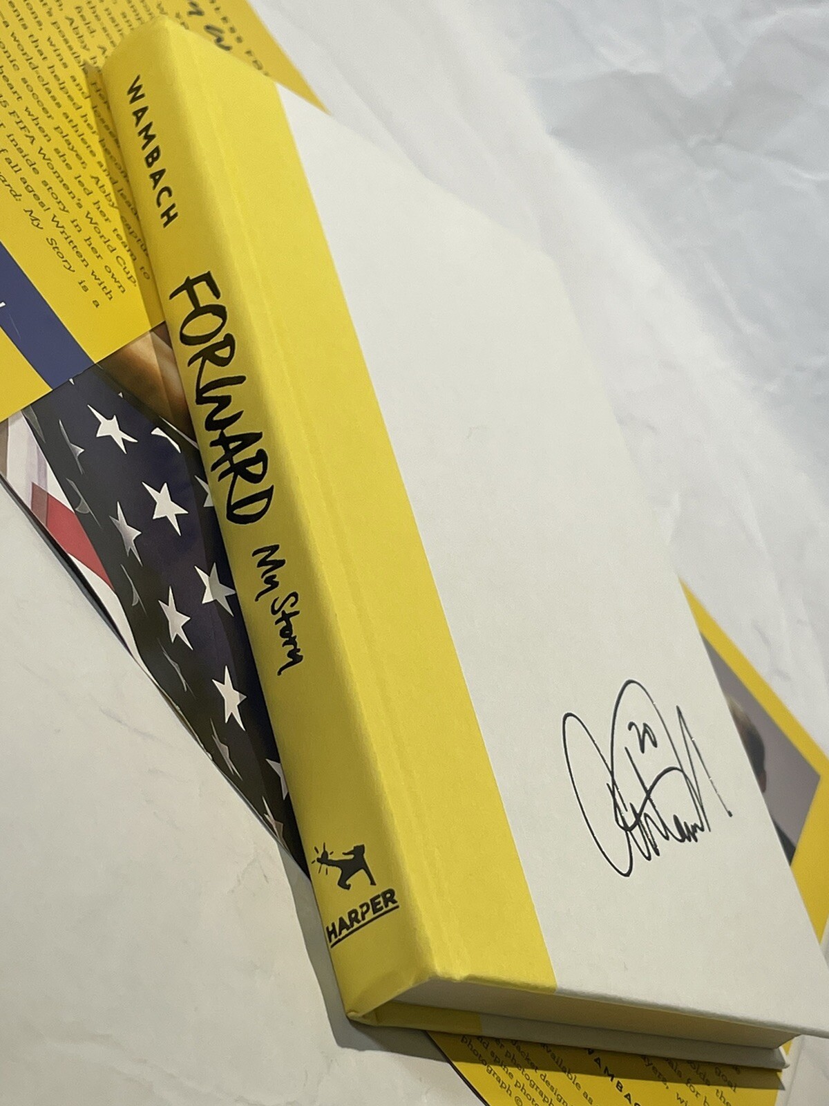 Forward My Story Abby Wambach Motivational Hardcover 1st Edition Dust Jacket