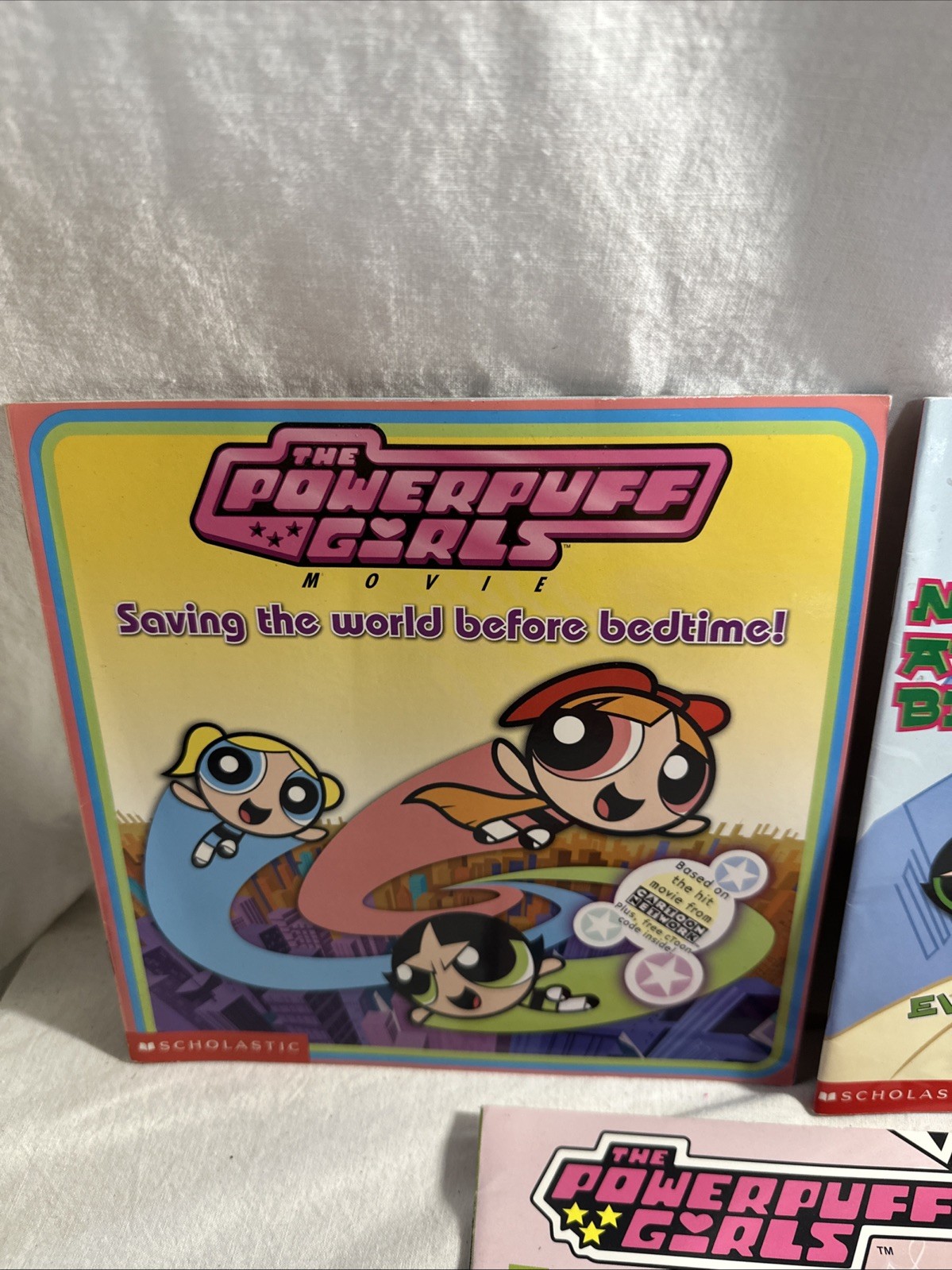 Vintage 2000’s Powerpuff Girls Picture Books Scholastic Paperback Lot