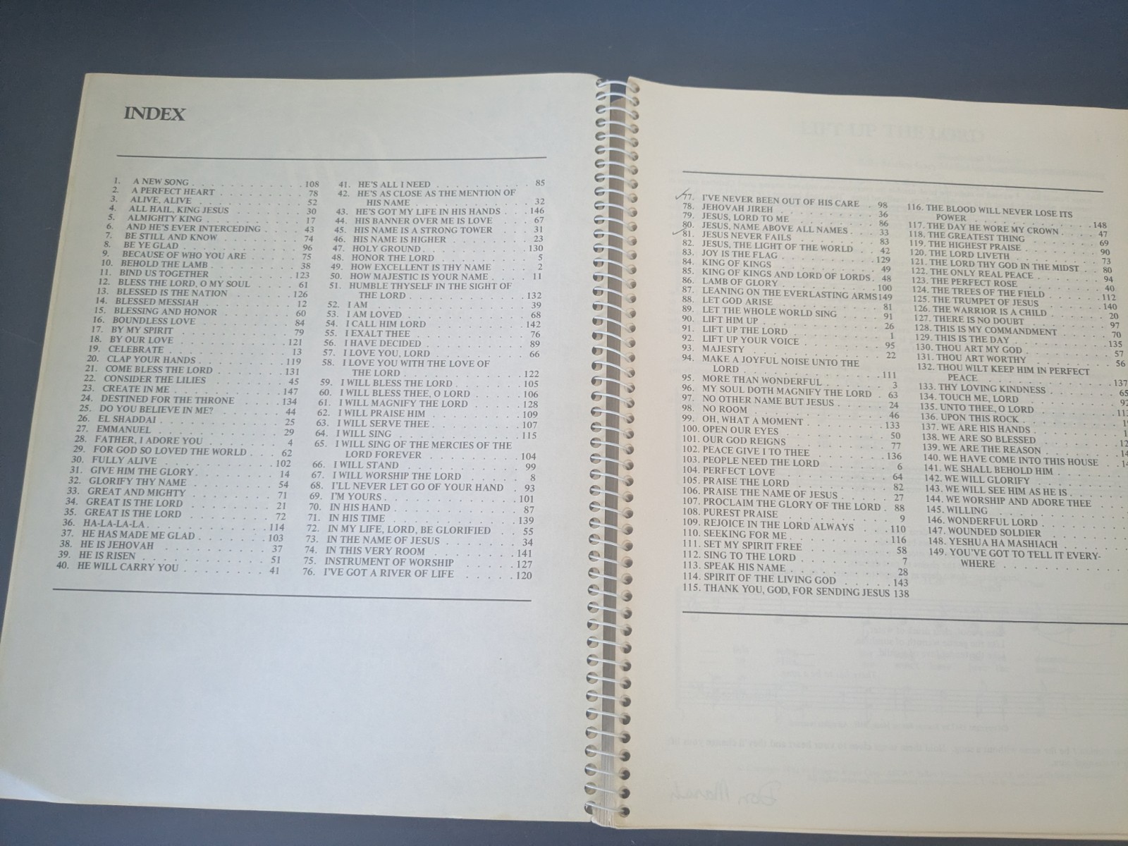 Lift Him Up Songbooks Vols 1, 2, & 3 Don Marsh (Large 12 X 9.5 In)
