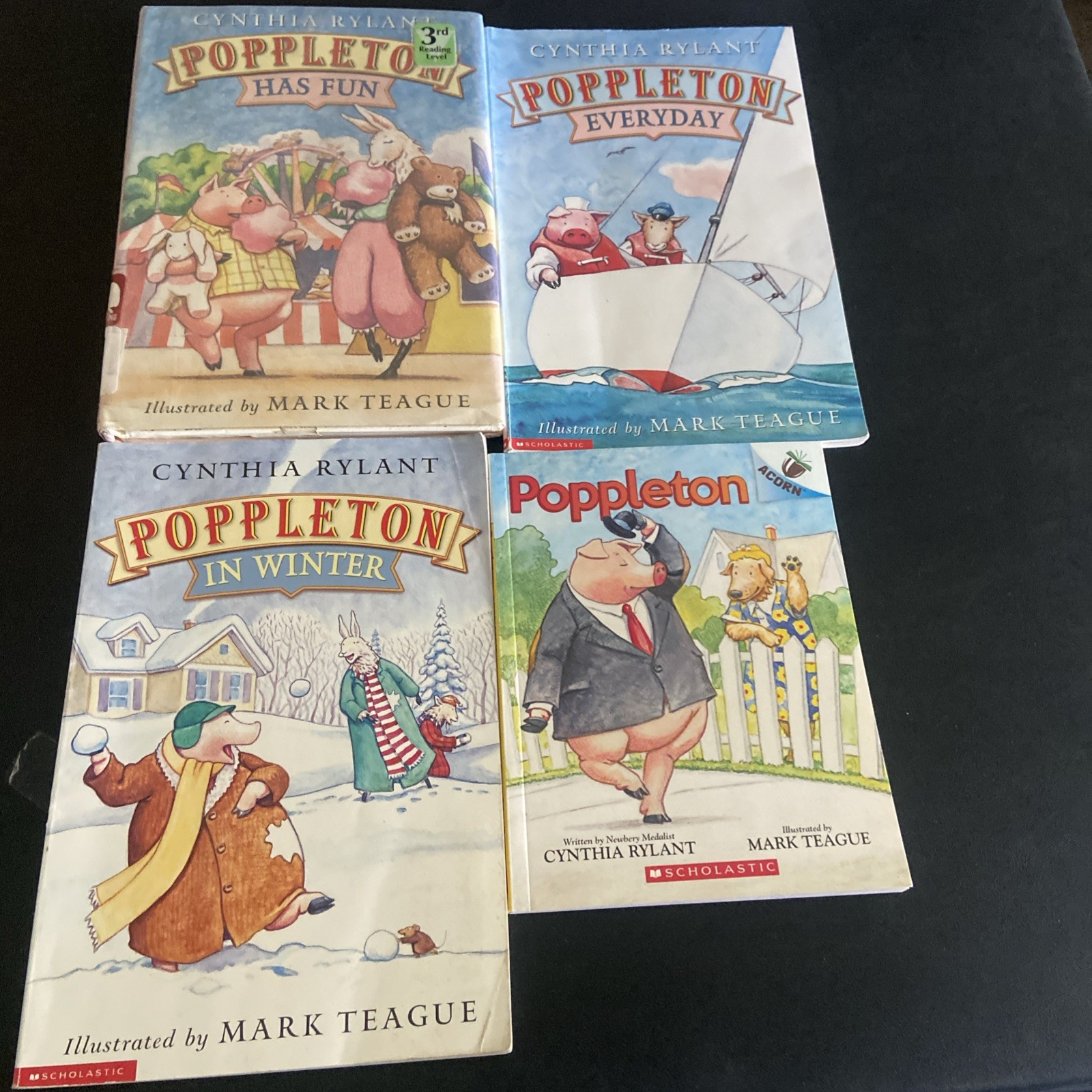 Cynthia Rylant Mr. Putter & Poppleton Lot Of 8 HC & PBs G – VG Condition