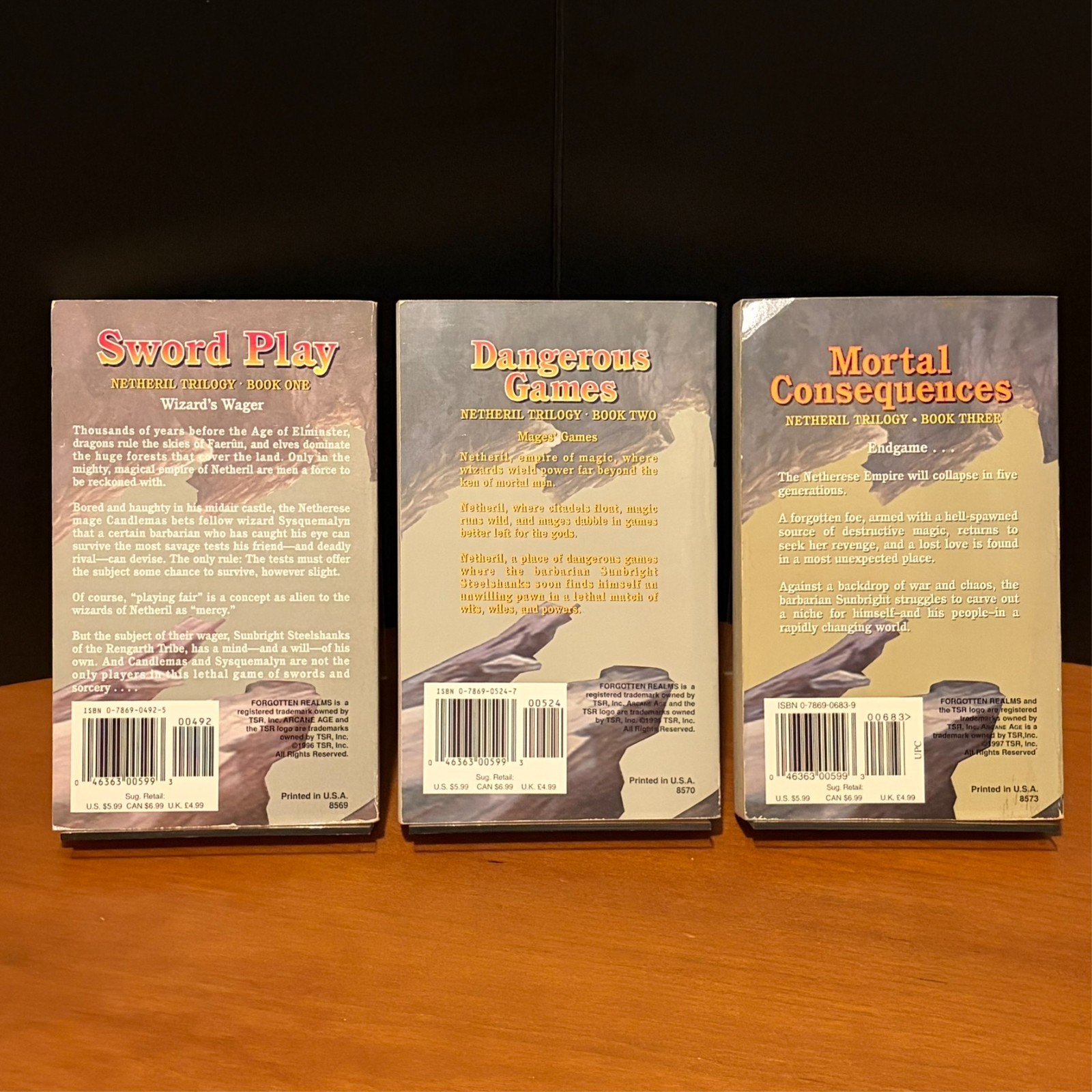 Forgotten Realms: Complete First Edition Netheril Trilogy Dungeons & Dragons Lot