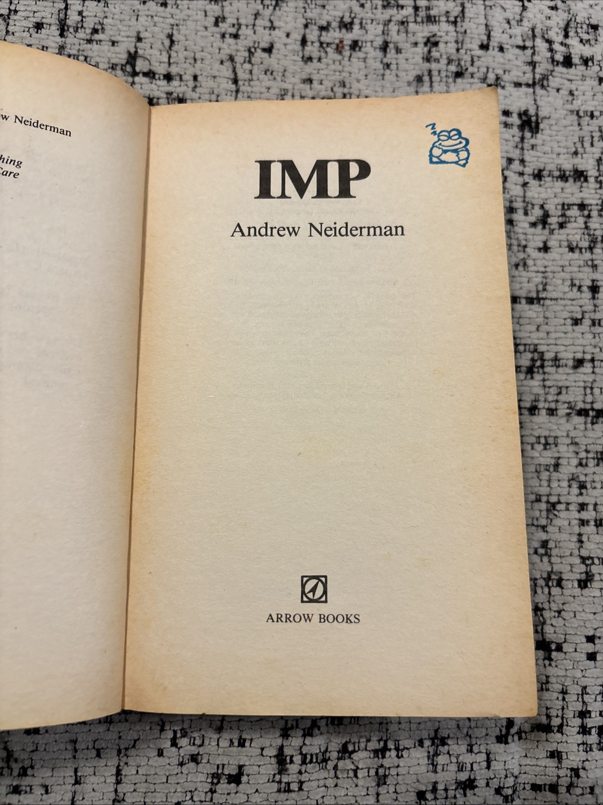 Imp by Neiderman, Andrew Paperback Book United Kingdom Edition