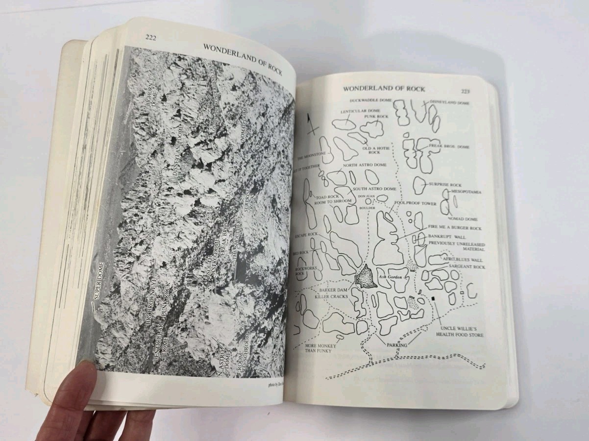Joshua Tree Rock Climbing Guide by Randy Vogel 1986 Paperback 400 Pages Vintage