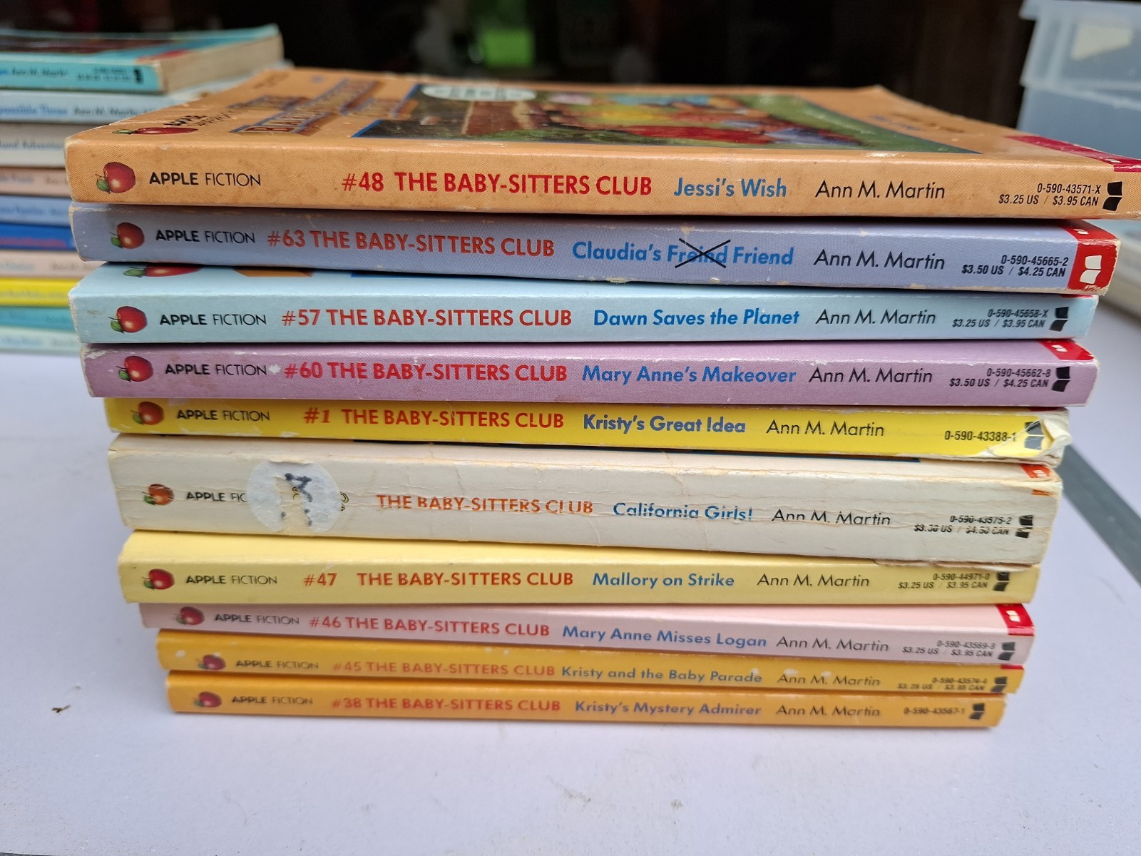 Mixed Lot Of 42 Babysitters Club Books From The 80s & 90s Ann M. Martin