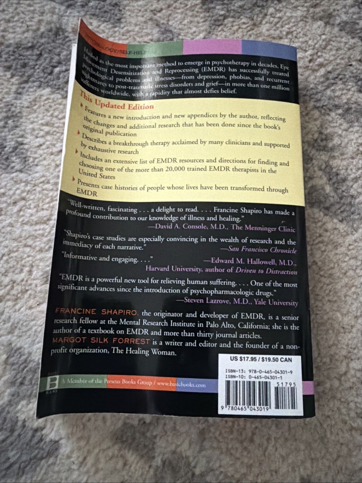 EMDR : The Breakthrough “Eye Movement” Therapy for Overcoming Anxiety, Stress, a
