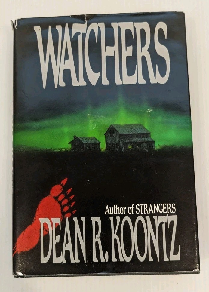 Watchers by Dean Koontz: 1987 1st Book Club Edition HC w/Dust Jacket