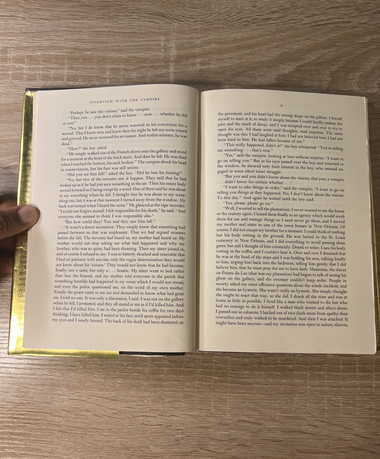 Interview with the Vampire Anne Rice Hardcover Book Anniversary Edition 1994