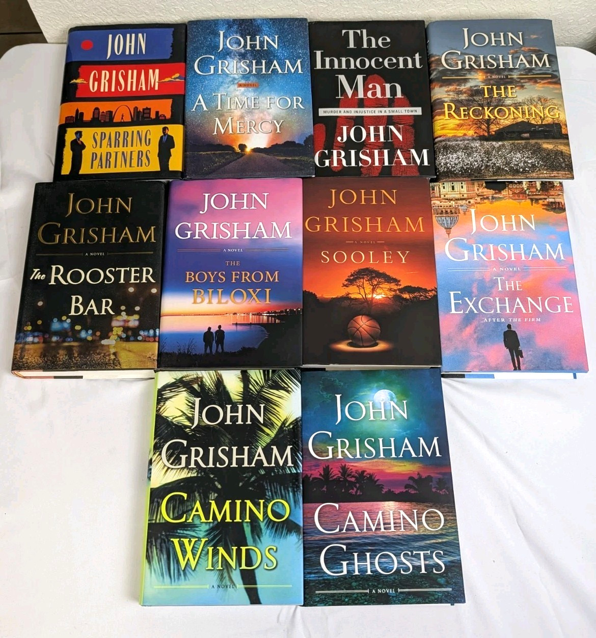 John Grisham Hardcover Mixed Lot (18) Some 1st Edition Thriller Crime