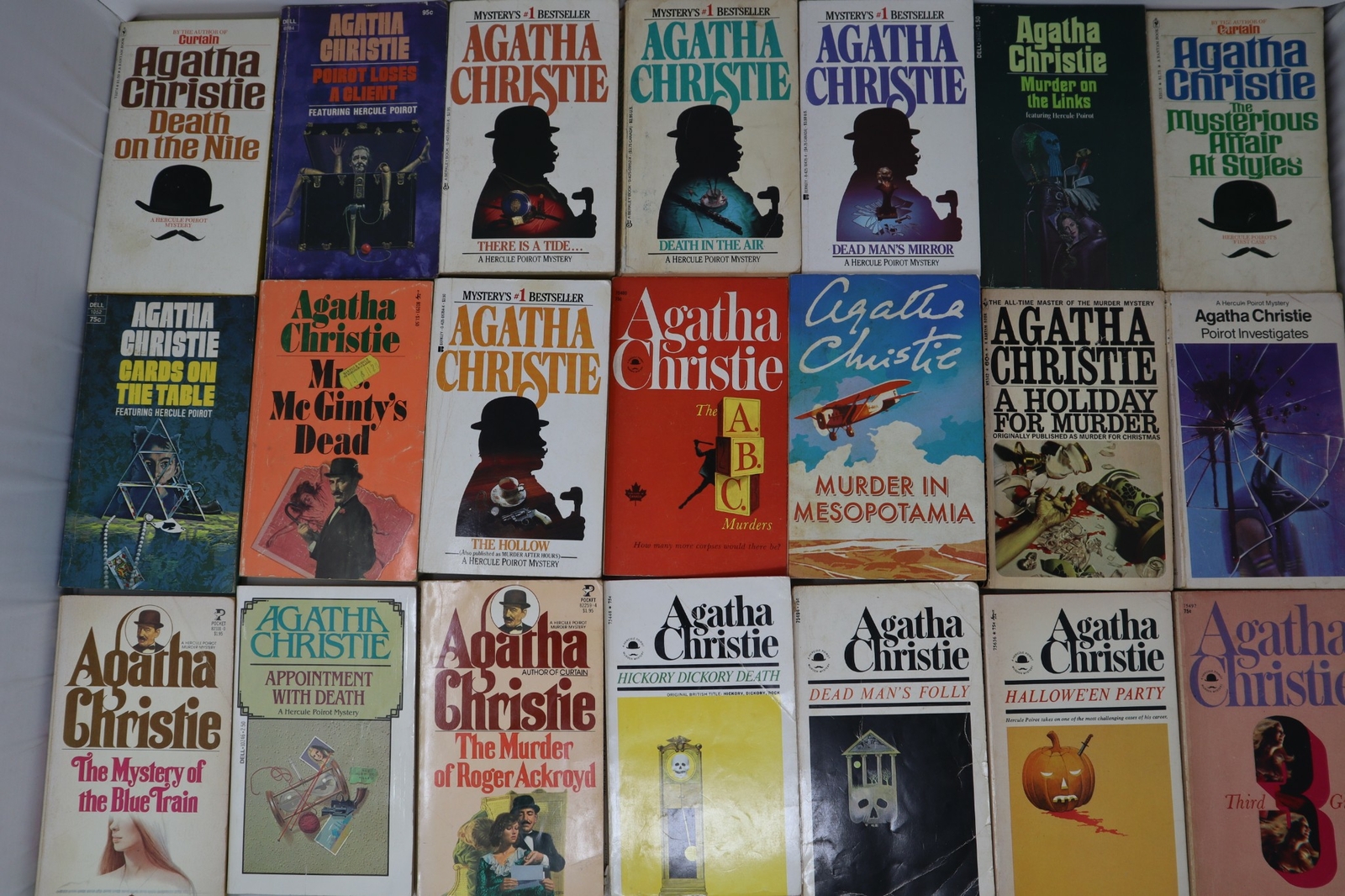 Lot Of 5 Agatha Christie Mystery Paperback *Random Mix* Books Free Shipping