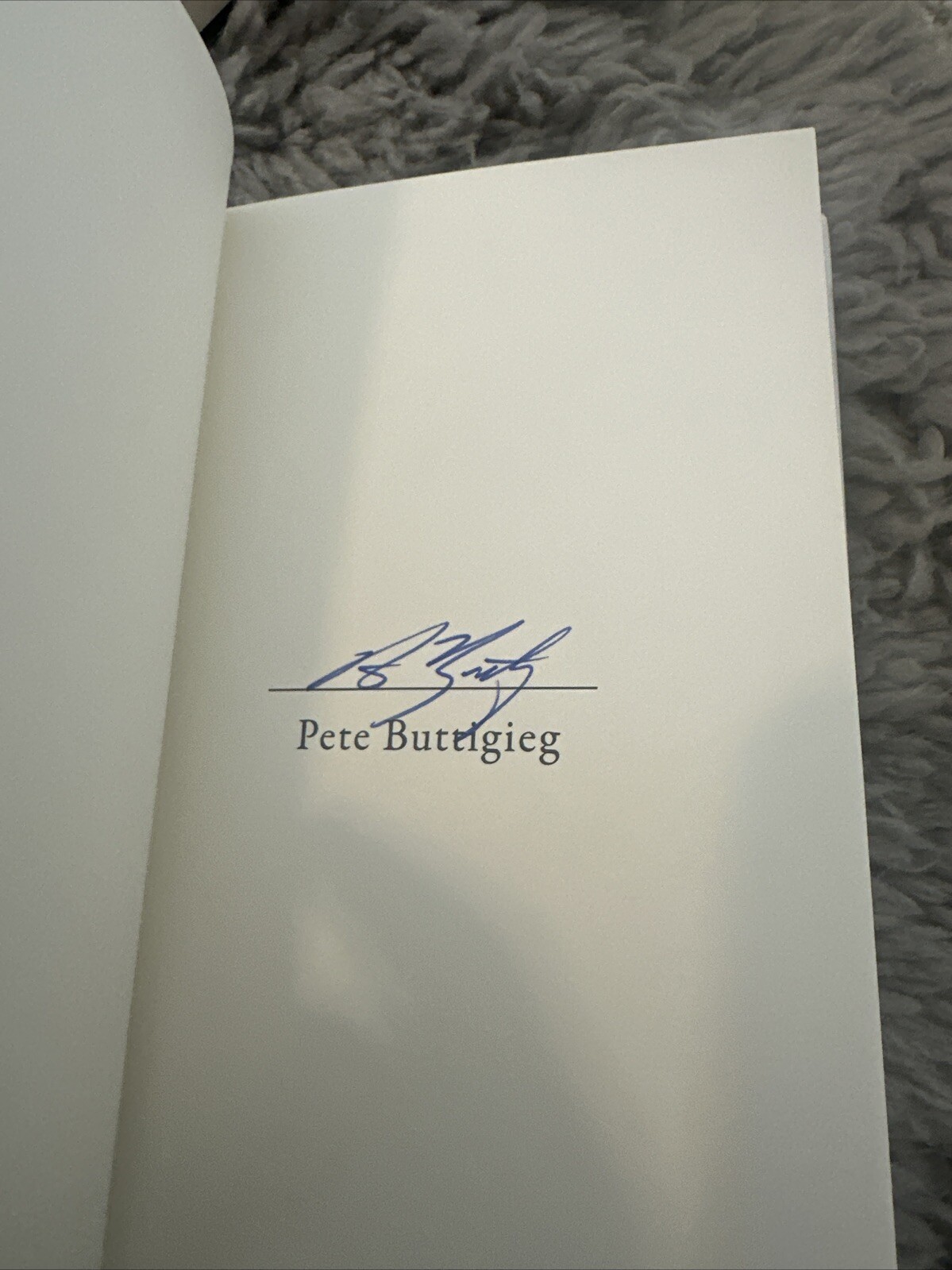 SIGNED Trust: America’s Best Chance by PETE BUTTIGIEG 1st/1st (2020, Hardcover)