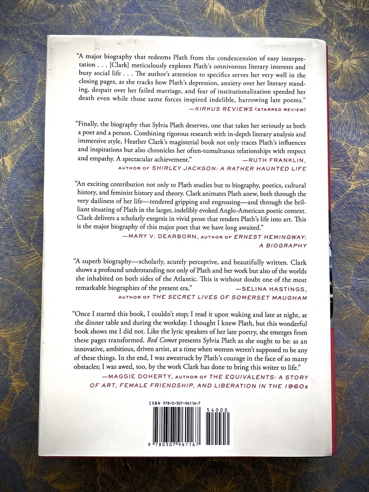 RED COMET: THE SHORT LIFE AND BLAZING ART of SYLVIA PLATH Heather Clark HC VG+