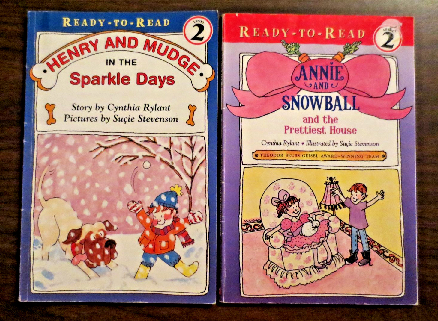 HENRY & MUDGE + ANNIE & SNOWBALL By Cynthia Rylant Lot of 9 Kids Books