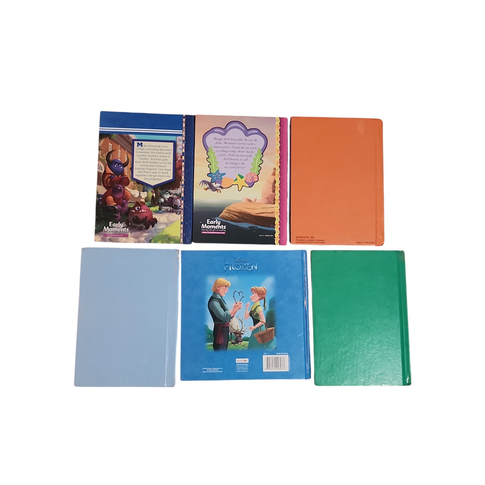 Walt Disney Children Hardcover Books 90s-2000s Lot of 6, Frozen Jungle Book More