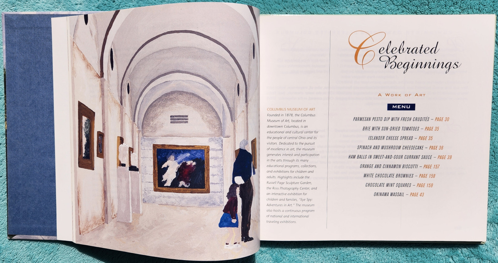America Celebrates Columbus Ohio 1999 Hardcover Cookbook 176 Pages