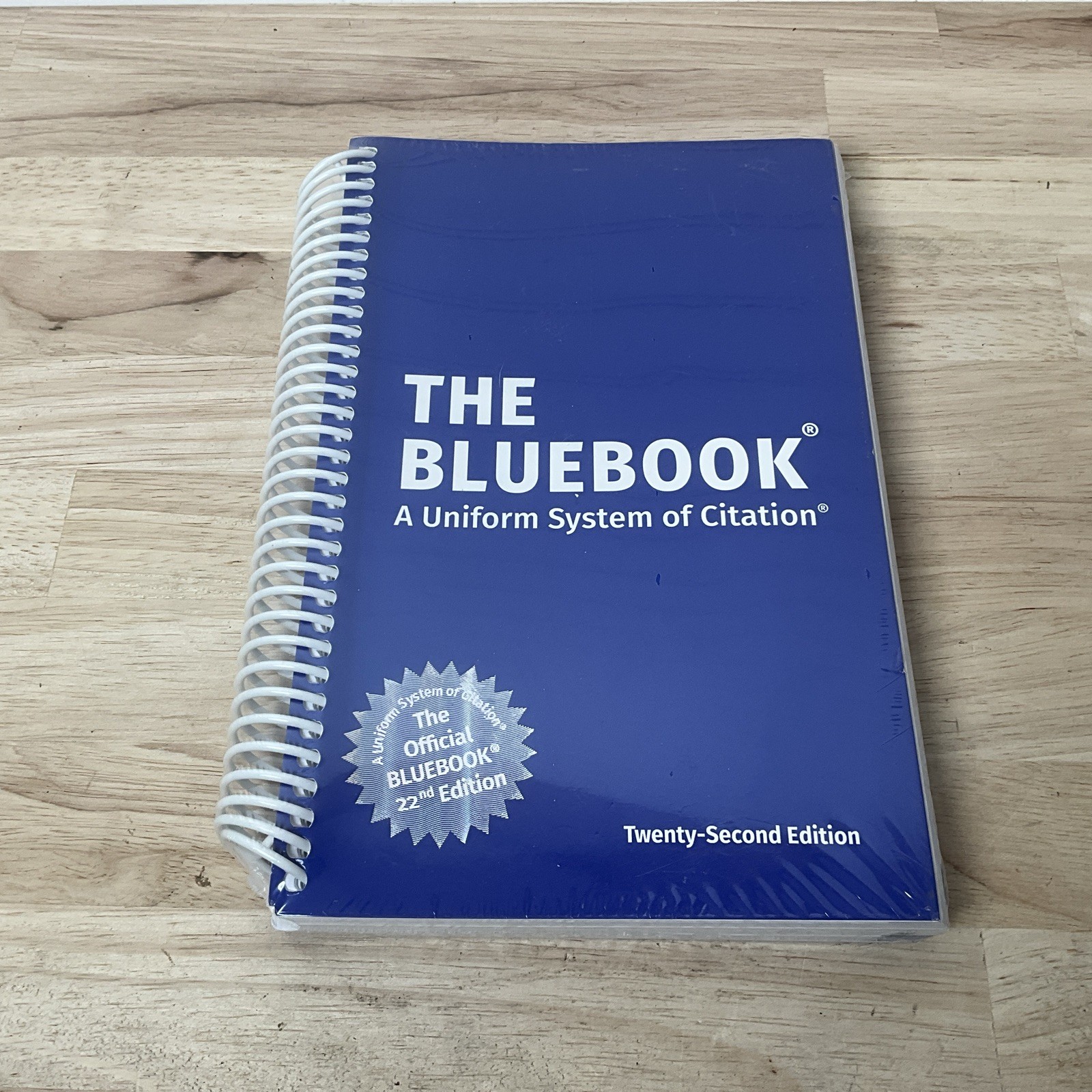 SEALED The Bluebook: a Uniform System of Citation (22nd ed) BRAND NEW