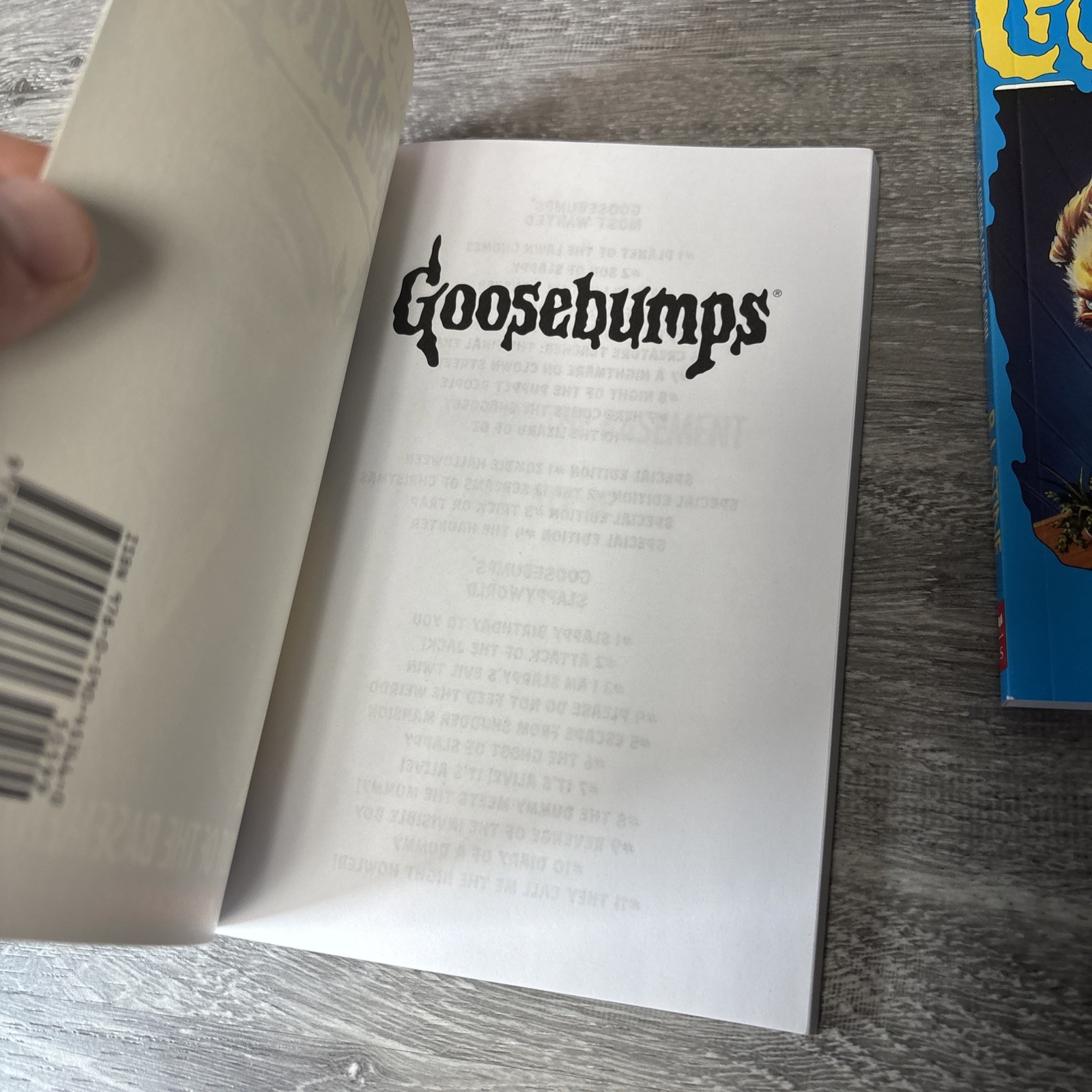 Goosebumps Fear Limited Edition Collectible Tin ORANGE 5 Book All First Printing