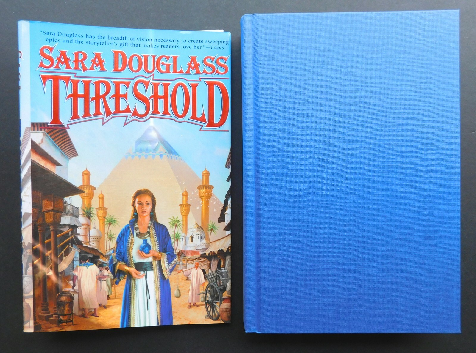 THRESHOLD True 1st ed SARA DOUGLASS  1997 Hardcover HCDJ unread 448 pages