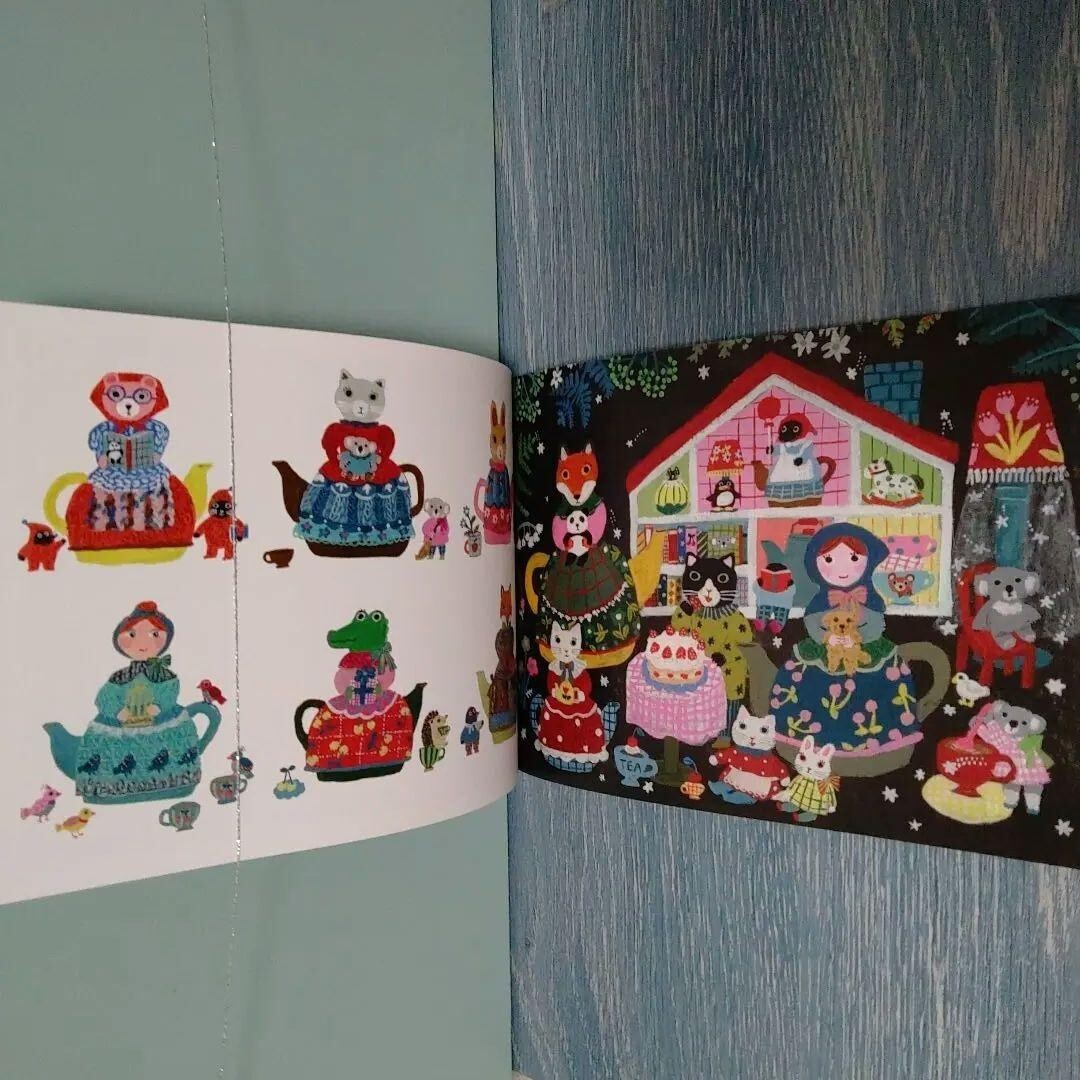 Yumi Kitagishi Art Book LITTLE WORLD 40 Pages All Color W8.2 x H5.8in JAPAN NEW