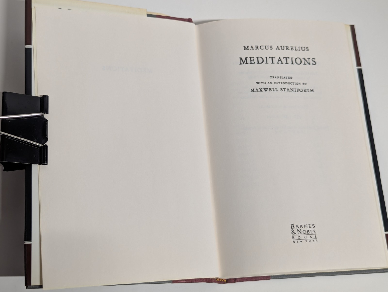 Meditations HCdj Marcus Aurelius Roman Emperor 1996
