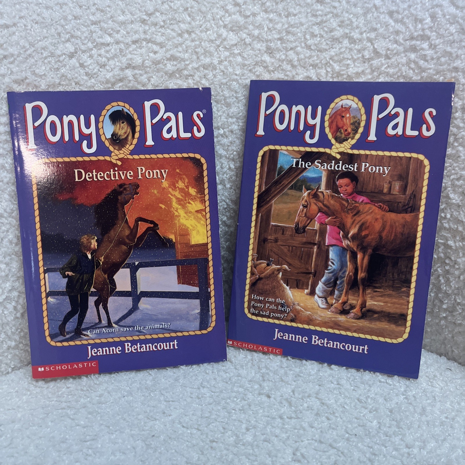 Lot 21 Pony Pals Book Paperback Horse Books Jeanne Betancourt Vintage Scholastic