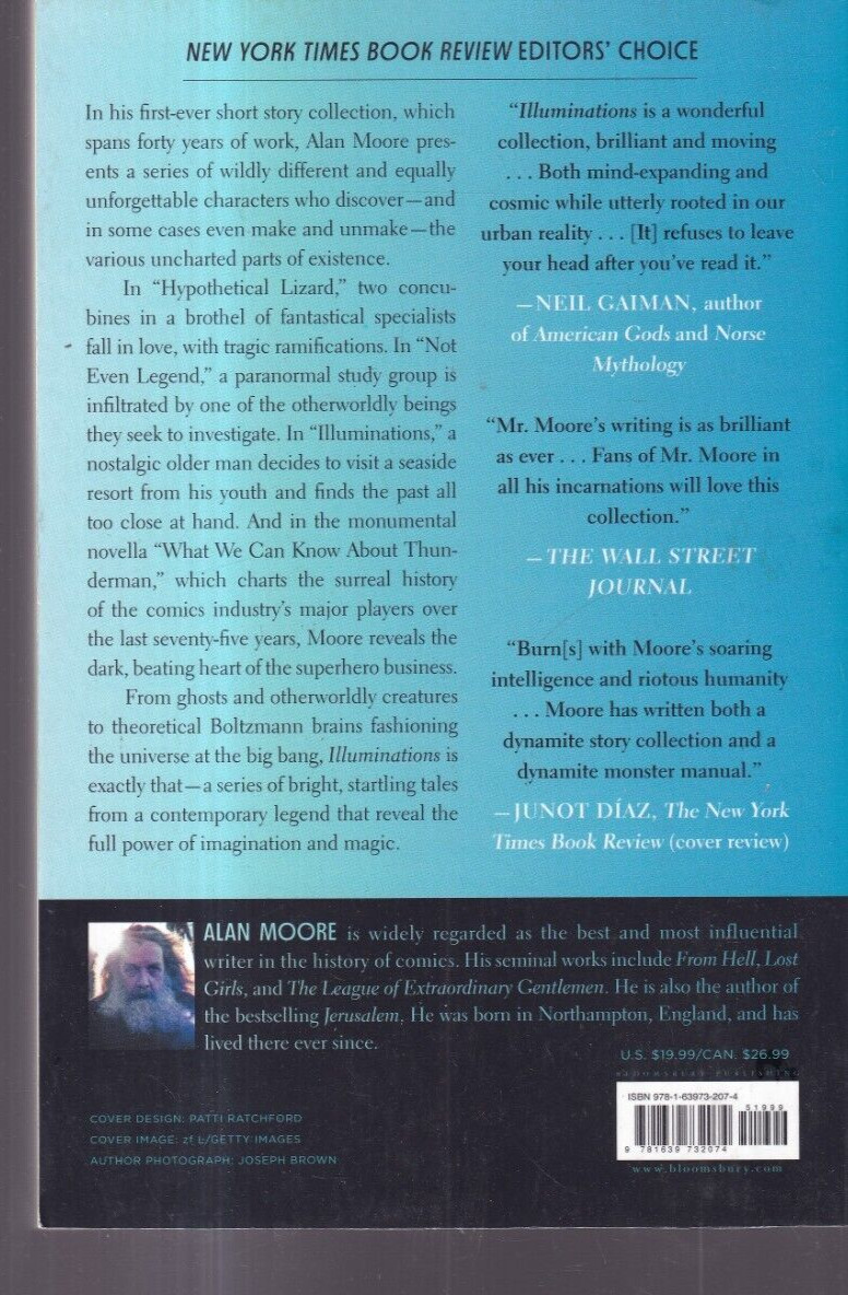 ILLUMINATIONS: STORIES by Alan Moore (2023 Trade Paperback){U7}