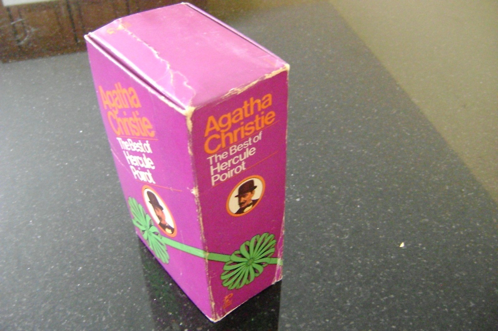 Agatha Christie The Best of Hercule Poirot 4 Books in Slipcase VIntage PB