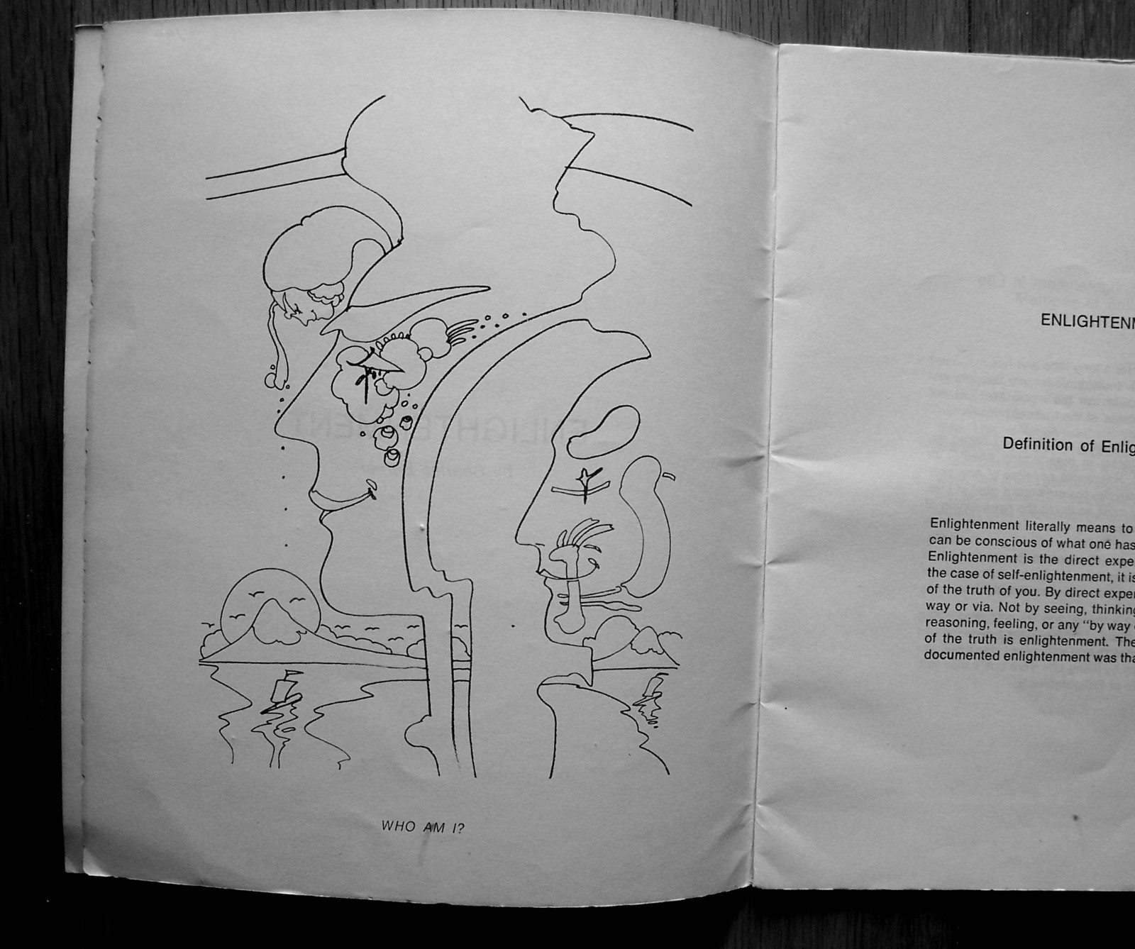PETER MAX – 1970s – ENLIGHTENMENT – Mini-booklet – 7″x8.5″ – Rarely seen