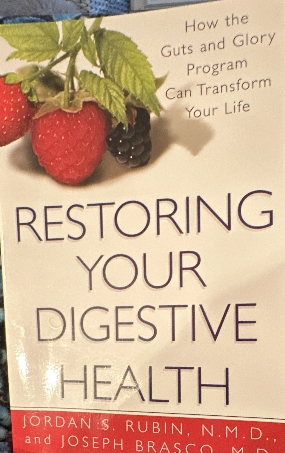 Jordan Rubin & Joseph Brasco Restoring Your Digestive Health Guts/Glory PB 2003