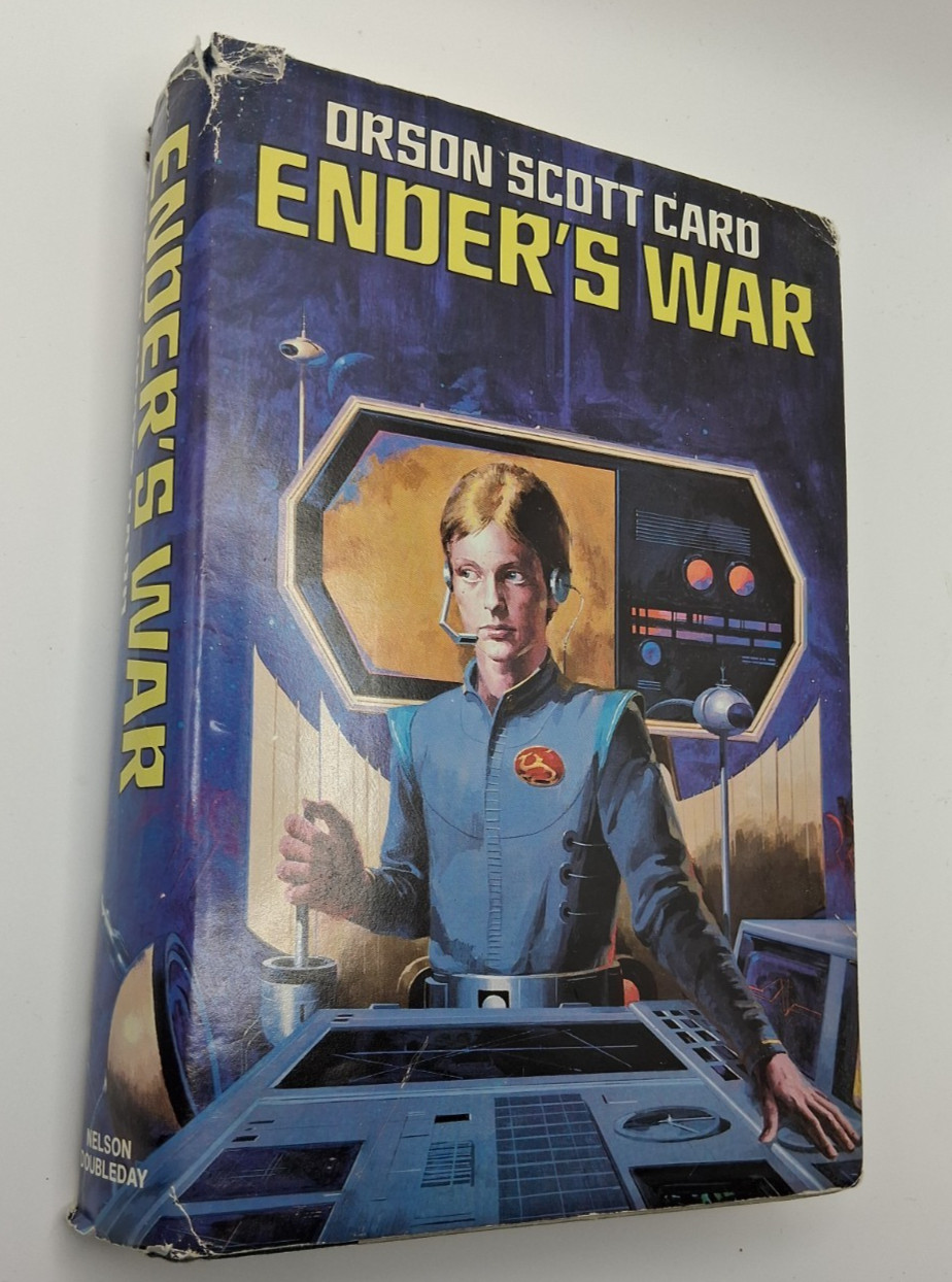 SIGNED! Ender’s War by Orson Scott Card w/ENDER’S WAR Expanded Version BCE HC DJ